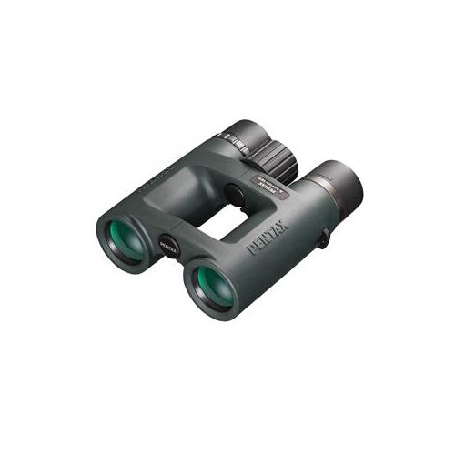  Adorama Pentax 9x32 AD Series WP Roof Prism Binocular, 6.7 Degree Angle of View, Green 62791