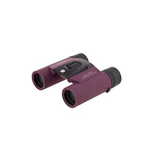  Adorama Olympus 8x25 WP II Roof Prism Binocular with 6.2 Degree Angle of View, Purple V501011VU000