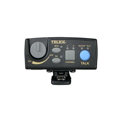  Adorama Telex RTS TR-80N Two-Channel Beltpack Transceiver, A4F Headset Jack, F3 Band F.01U.137.974