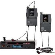 Adorama Galaxy Audio AS-1800-2B3 In-Ear Twin Pack Monitor System, EB4, B3: 554 to 570MHz AS-1800-2B3