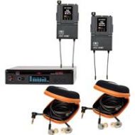 Adorama Galaxy Audio AS-1810-2B2 In-Ear Twin Pack Monitor System, EB10, B2: 538-554MHz AS-1810-2B2