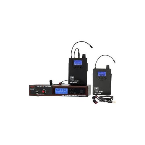  Adorama Galaxy Audio AS-1100-2N In-Ear Twin Pack Monitor System, EB4, N: 518 to 542MHz AS-1100-2N