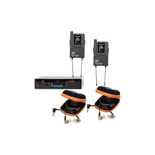  Adorama Galaxy Audio AS-1810-2B3 In-Ear Twin Pack Monitor System, EB10, B3: 554-570MHz AS-1810-2B3