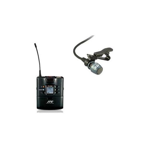  Adorama JTS R-4TBM UHF Metal Body-Pack Transmitter, CM-501 Electret Lavalier Microphone R-4TBM+CM501
