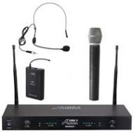 Adorama Audio 2000s AWM6002U 2-Channel UHF Wireless Handheld & Headset Microphone System AWM6002UX