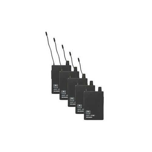  Adorama Galaxy Audio AS-900RC-5 Bodypack Receiver, K2/633.4MHz, 5 Pack AS-900RC-5K2