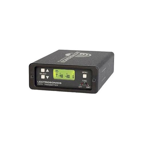  Adorama Lectrosonics IFBT4 Frequency-Agile Transmitter, Block 25: 640.00- 665.50MHz IFBT4-25