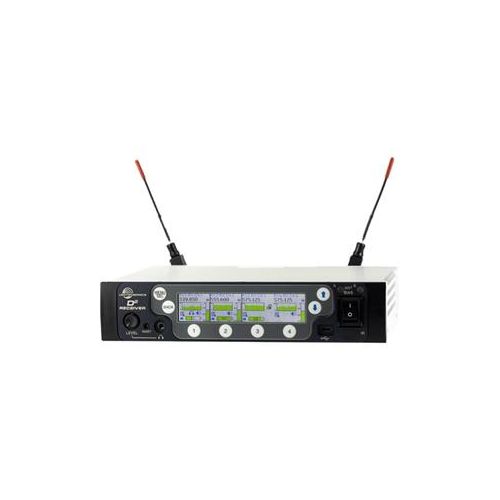  Adorama Lectrosonics DSQD Wideband 4-Ch Digital Wireless Receiver, 470.100 - 614.375 MHz DSQD