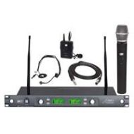 Adorama Audio 2000s AWM6546DUH UHF Dual-Channel Diversity Headset Wireless Mic System AWM6546DUH