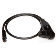 Adorama Cable Techniques 18 XLR-3F RA to XLR-3M UCR Receiver Cable, Black XLR ID Ring CT-PXR-18K