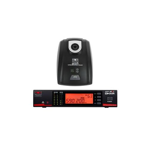  Adorama Galaxy Audio DHXR Receiver & SM-W77 Wireless Shockmount Combo Pack DHXR/W77