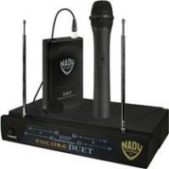 Adorama Nady Encore Duet Dual Wireless Combo System, A & F Band ENCORE DUET HT/LT/O/A/F