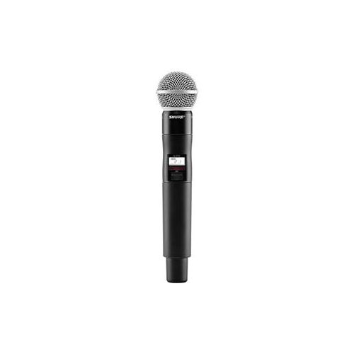  Adorama Shure QLXD2 Handheld Wireless Mic Transmitter with SM58 Cartridge, 534-598 MHz QLXD2/SM58=-H50