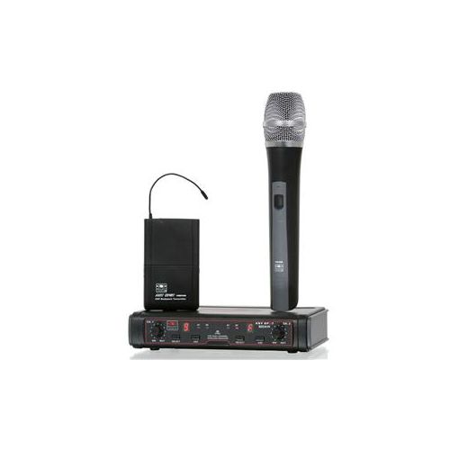  Adorama Galaxy Audio EDX Wireless Mic System, HH38, MBP38 & HS13-UBK Mic, D: 584-607MHz EDXR/HHBPSD