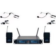 Adorama VocoPro UDH-Dual-B UHF Digital Hybrid Wireless Mic System, Frequency Band: B1 UDH-DUAL-B1