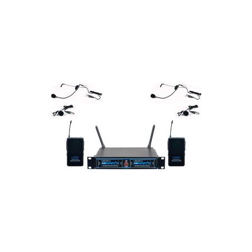  Adorama VocoPro UDH-Dual-B UHF Digital Hybrid Wireless Mic System, Frequency Band: B1 UDH-DUAL-B1