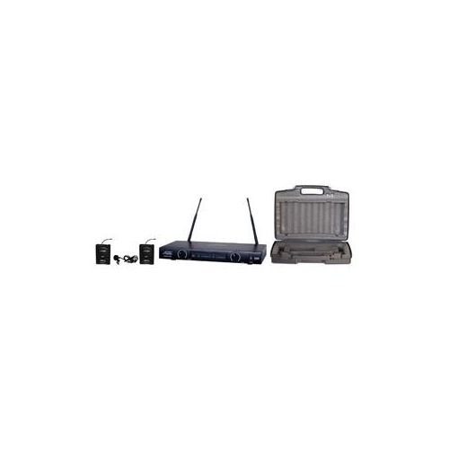  Adorama Audio 2000s AWM6012UK UHF 2-Channel Wireless Lapel/Guitar Microphone System AWM6012UK