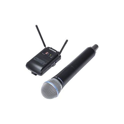  Adorama Samson Concert 88 Camera Handheld UHF Wireless Microphone System, (Channel K) SWC88VHQ8-K