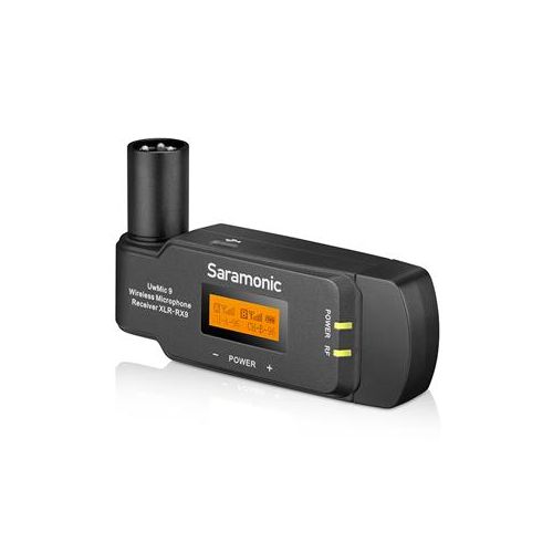  Adorama Saramonic RX-XLR9 Plug-On XLR Dual-Channel UHF Wireless Receiver UWMIC9RX-XLR9