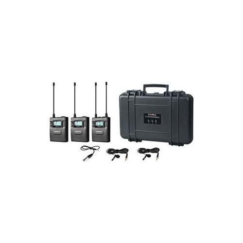  Adorama Comica 120m Dual-Transmitter Lavalier Microphone Kit CVM-WM300A