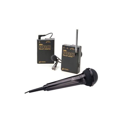  Azden WMS-PRO 2 Microphone VHF Wireless System WMSPRO - Adorama