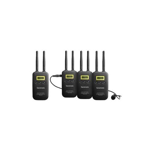  Adorama Saramonic VmicLink5 5.8GHz SHF Wireless 3x Lavalier Microphone & Receiver System VMICLINK5