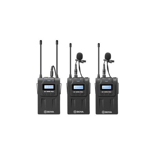  Adorama BOYA BY-WM8 Pro-K2 UHF Dual-Channel Wireless Microphone System BY-WM8 PRO-K2