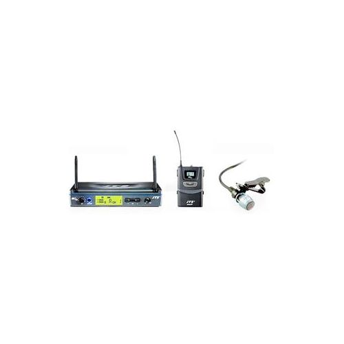  Adorama JTS IN64TB UHF PLL Body-Pack Transmitter w/ CM-501 Electret Lavaliere Microphone IN64TB+CM-501