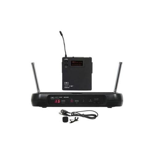  Adorama Galaxy Audio ECMR/52 ECM Mic System with LV-U3BK Lavalier Mic, CODE D/584-607MHz ECMR/52LVD