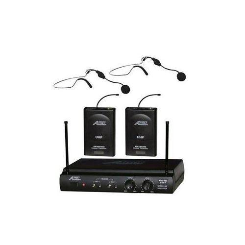  Adorama Audio 2000s AWM6073DUM UHF Single-Channel Diversity Wireless Lavalier Mic System AWM6073DUM