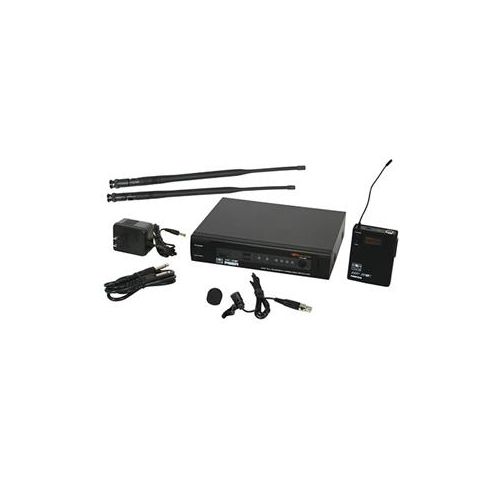  Adorama Galaxy Audio PSER/52LV 16-Ch Lavalier Wireless Mic System, CODE D/584-607MHz PSER/52LVD