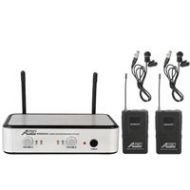 Adorama Audio 2000s AWM6035UM UHF Dual Channel Wireless Lavalier Microphones Sysetm AWM6035UM