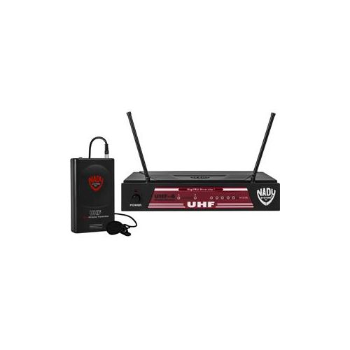  Adorama Nady UHF-4 UHF Wireless Lavalier Microphone System, Group 13 UHF-4 LT/O/13