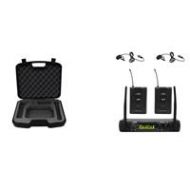 Adorama Audio 2000s AWM6074UM UHF Dual-Channel Wireless Lavalier Microphone System AWM6074UM