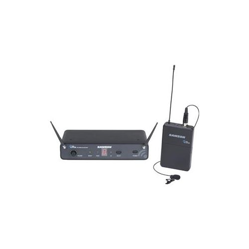  Adorama Samson Concert 88 UHF Wireless System with LM10 Lavalier Mic, K: 470 to 494MHz SWC88BLM10-K