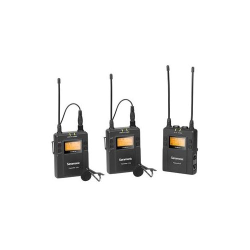  Adorama Saramonic UwMIC9 UHF Dual Lavalier Mic System, 2x TX9 Transmitter, RX9 Receiver UWMIC9TX9TX9RX9