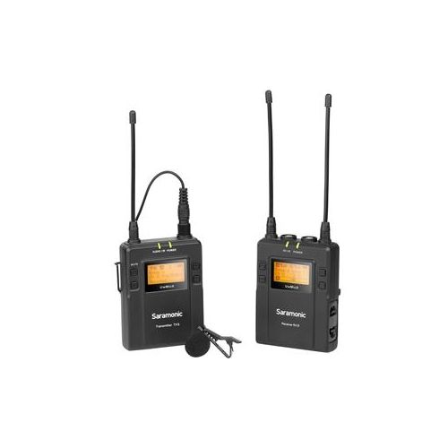  Adorama Saramonic UwMIC9 UHF Lavalier Mic System, RX9 Receiver, TX9 Bodypack Transmitter UWMIC9TX9RX9