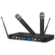 Adorama Audio 2000s AWM6123U UHF Rechargeable Dual-Channel Wireless System AWM6123U