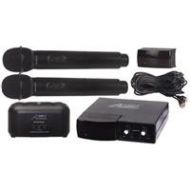Adorama Audio 2000s AWM6152 Dual-Channel Infrared Rechargeable Wireless Microphones AWM6152