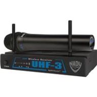 Adorama Nady UHF-3 Handheld UHF Wireless Microphone System, MU6/509.55MHz UHF-3 HT/MU6