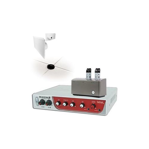  Adorama TeachLogic IRM-5655 Maxim III Wireless Microphone System, LS-4 Lay-In Speakers IRM-5655/LS4