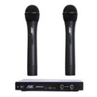 Adorama Audio 2000s AWM6023 VHF 2-Channel Microphone System w/ 2x Handheld Wireless Mic AWM6023