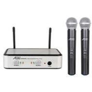 Adorama Audio 2000s AWM6035U Dual-Channel UHF Wireless 2-Handheld Microphone System AWM6035U