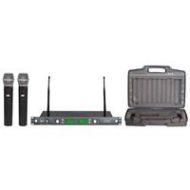 Adorama Audio 2000s AWM6546DU Dual-Diversity UHF Wireless Handheld Microphone System AWM6546DU