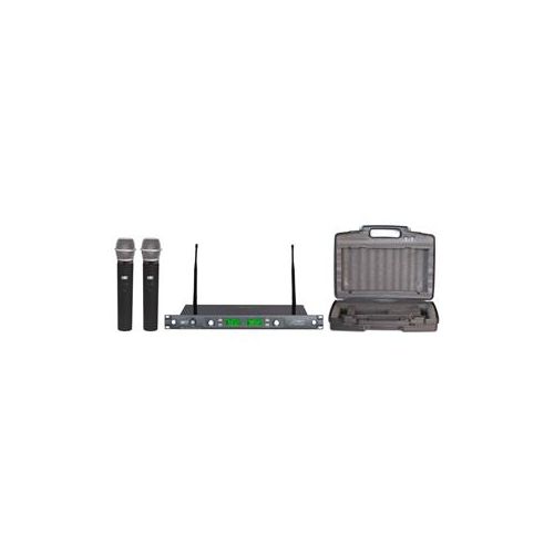  Adorama Audio 2000s AWM6546DU Dual-Diversity UHF Wireless Handheld Microphone System AWM6546DU