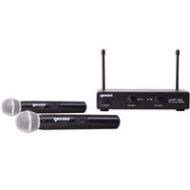 Adorama Gemini UHF-02M Dual Channel Wireless System with 2x Handheld Microphone UHF-02M
