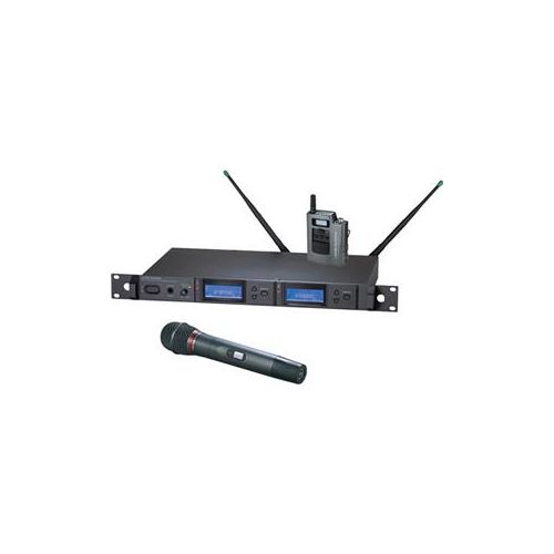  Adorama Audio-Technica AEW5314a Dual Wireless Mic System, Band D 655.500-680.375MHz AEW-5314AD