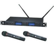 Adorama Audio-Technica AEW5266a Dual Wireless Mic System, Band D 655.500 to 680.375MHz AEW-5266AD