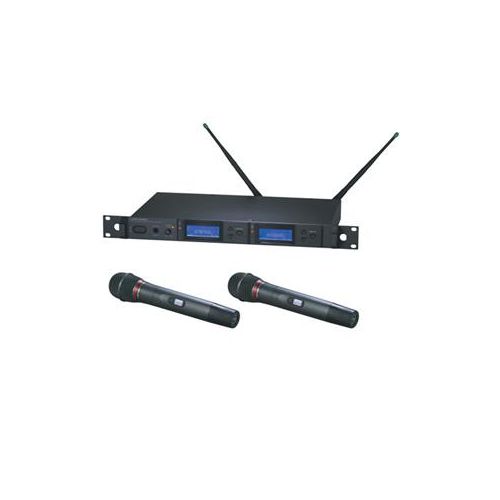  Adorama Audio-Technica AEW5266a Dual Wireless Mic System, Band D 655.500 to 680.375MHz AEW-5266AD