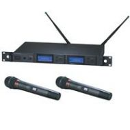 Adorama Audio-Technica AEW5244a Dual Wireless Mic System, Band D 655.500-680.375MHz AEW-5244AD